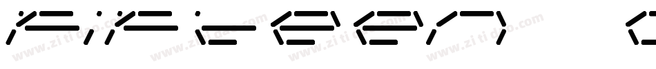 Fifteen Okay Slanted字体转换